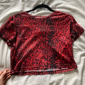 Cheetah mash shirt